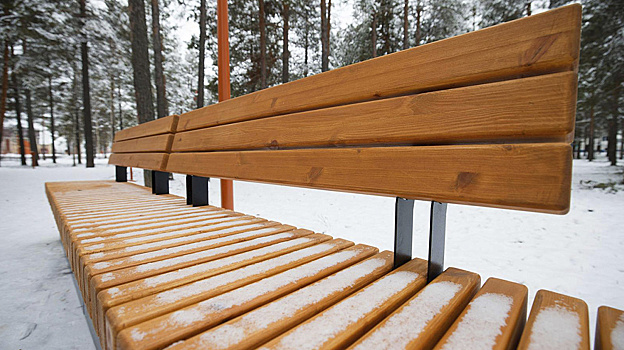 В Югорске открылся новый сквер «Северное сияние»