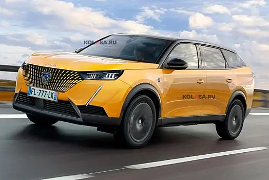 Новый электрический кроссовер Peugeot e-5008 будоражит воображение