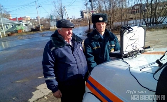 Курская область. 87 спасателей задействованы в противопаводковых мероприятиях