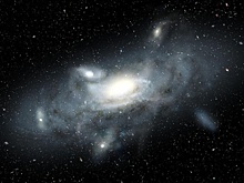 Обнаружена далекая галактика, похожая на Млечный Путь