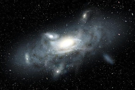 Обнаружена далекая галактика, похожая на Млечный Путь