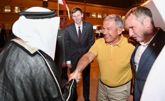 Президент Татарстана прибыл с рабочим визитом в Королевство Бахрейн