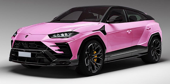 Розовый или фиолетовый? Соцсети выбирают новый цвет для Lamborghini Urus
