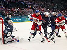 Сборная Чехии одержала уверенную победу над Францией в матче с девятью шайбами