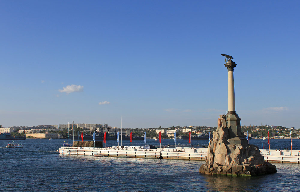 Памятник затопленным кораблям, Севастополь, Крым, Россия, Европа