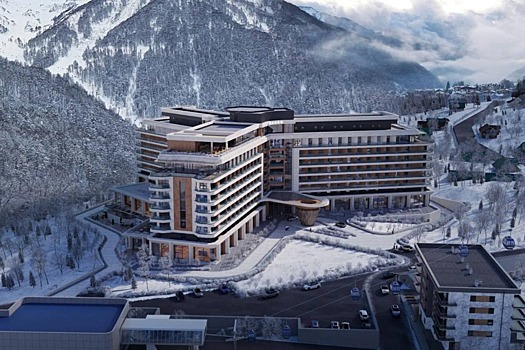 Стало известно, когда достроят пятизвездочный отель «Аманауз» в Домбае