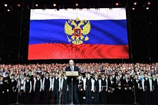 Юные псковичи приняли участие в концерте сводного детского хора России