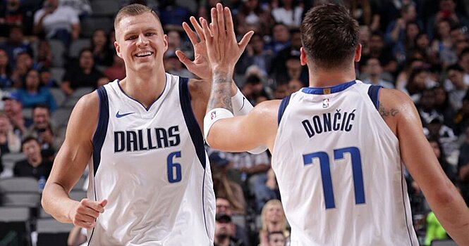 Кристапс Порзингис набрал 19 очков в первом матче после возвращения в состав «Далласа»