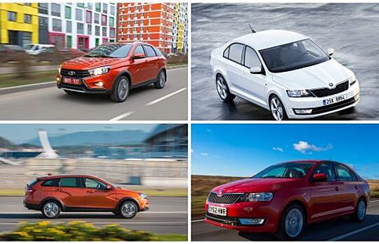 Lada Vesta SW Cross против Skoda Rapid: блогер сравнил салоны двух автомобилей