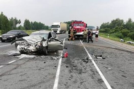 В смертельном ДТП на омской трассе ранены 12 человек, двое погибли