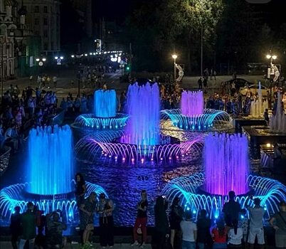Главный фонтан Саратова «Мелодия» отмечает юбилей