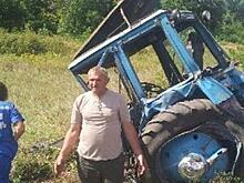 В Курской области произошло ДТП с трактором