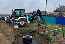 Омский водоканал завершает строительство водопровода в Старомалиновке