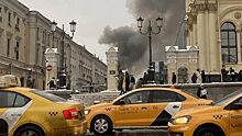 В Москве на площади трех вокзалов произошел пожар