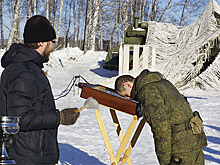 В Новосибирском соединении РВСН для военнослужащих провели молебен на полевых позициях