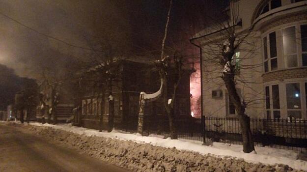 В Кирове горела историческая постройка, которой больше 110 лет