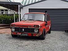 В Новой Зеландии в редкую «Ниву» с правым рулём впихнули двигатель Holden V8
