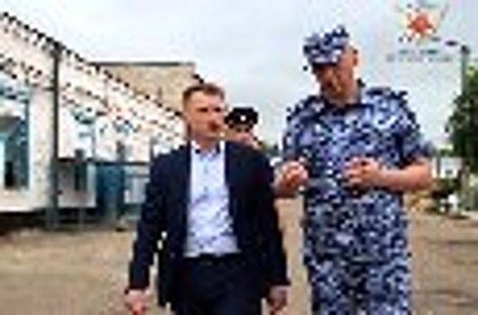 ИК-1 УФСИН России по Тульской области посетил Уполномоченный по правам человека в регионе Александр Головин
