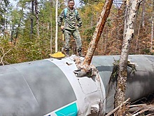 Хабаровский губернатор Дегтярев опубликовал обломки ракеты  «Союз-2.1б»