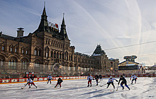 Церемония открытия Кубка патриарха по хоккею с мячом состоялась на Красной площади