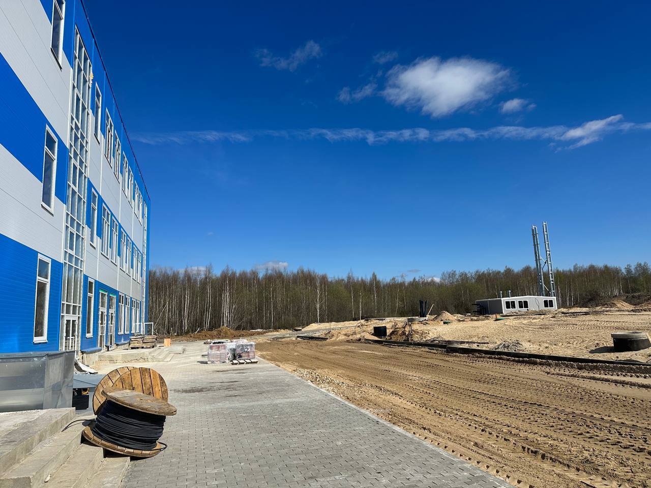 Сроки завершения строительства манежа на Правобережье снова сдвинули