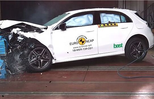 В Euro NCAP тестировали новый Mercedes A-Class и Lexus ES