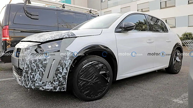 В интернете впервые показали обновленный Peugeot 208