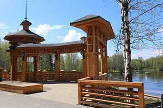 Пешеходный переход с ротондой на Набережной Вытегры будет открыт 15 сентября