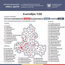 Только в одном районе Ростовской области за сутки не оказалось заболевших коронавирусом