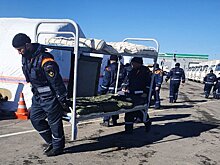 Корреспонденты "РГ" побывали в лагере, где ждут беженцев из Донбасса