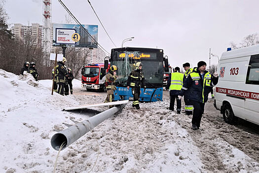 Появилось видео с места ДТП на Варшавском шоссе в Москве