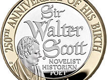 Вольтер Скотт на 2 фунтах Великобритании: 250 лет со дня рождения поэта