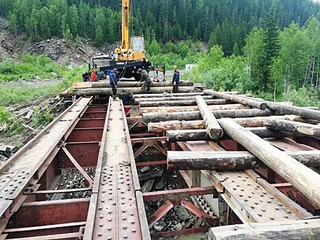 В Курагинском районе за 7 млн рублей восстановлен мост через реку Сейба