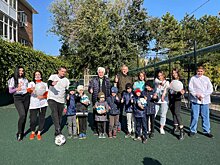 Лига Ставок подарила футбольную площадку воспитанникам Азовского центра помощи детям