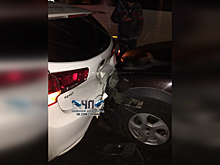 Три автомобиля столкнулись из-за пьяного водителя