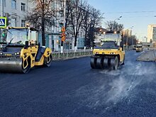 Ремонт дороги в Казани на улице Николая Ершова выполнен почти на 50%