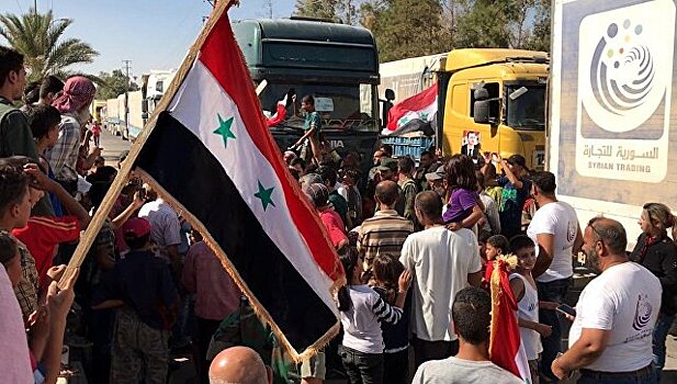 Россия доставила продукты и медикаменты в Эр-Растан в Хомсе