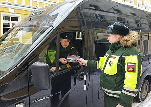 100-я ВАИ провела профилактическую акцию в день памяти жертв ДТП