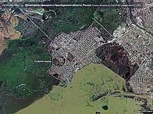 Затопленные территории в Оренбургской области сняли из космоса