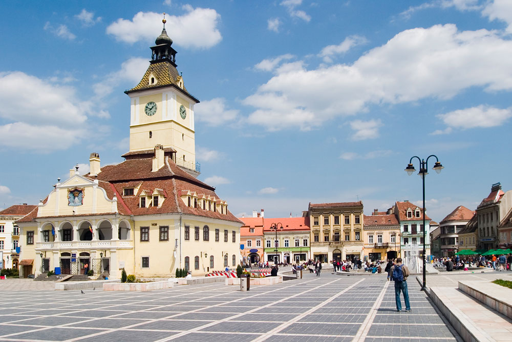 Ратуша, Брашов, Трансильвания, Румыния, Европа