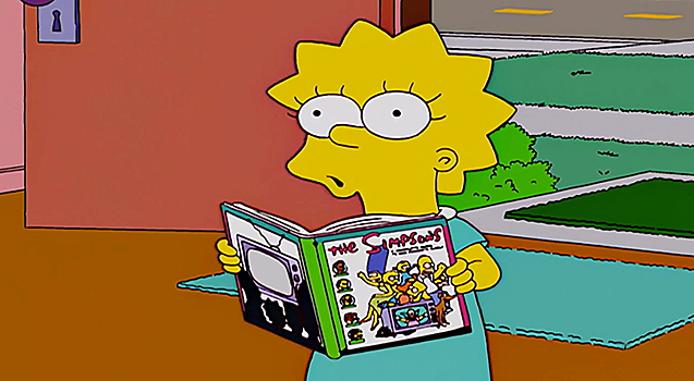 Инстаграм дня: что читают персонажи «Симпсонов»