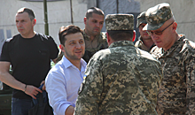 Первый визит: Зеленский прибыл в Донбасс