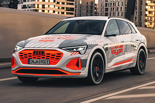 Audi раскрыла дизайн обновленного e-Tron