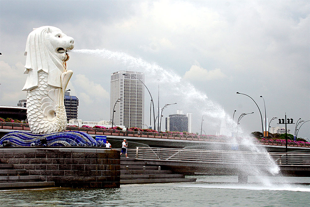 Мерлайон, Сингапур, Азия