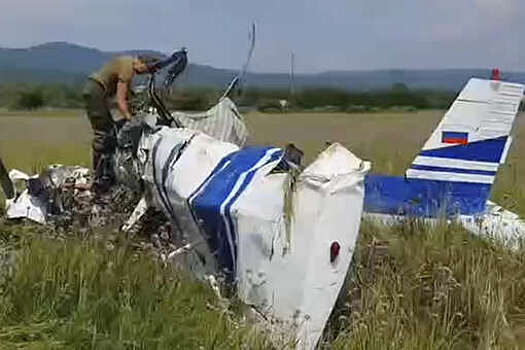 В Приморском крае упал легкомоторный самолет Zlin-142