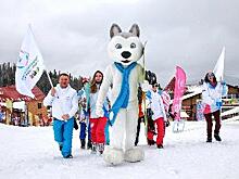 Этап эстафеты огня в Железногорске Красноярского края поставил рекорд по числу зрителей