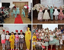 В школе № 2103 представили модную коллекцию «Весна-лето-2019»
