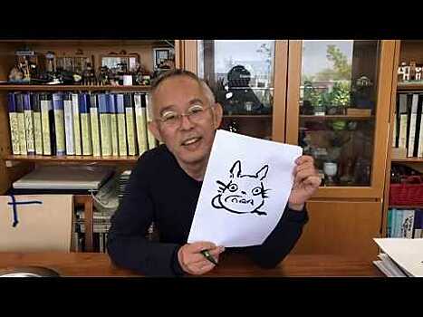 Студия Ghibli показывает детям, оставшимся дома, как рисовать Тоторо