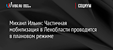 Михаил Ильин: Частичная мобилизация в Ленобласти проводится в плановом режиме