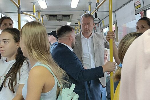 Алексей Жердев и Вячеслав Симаков проверили работу общественного транспорта в Кирове